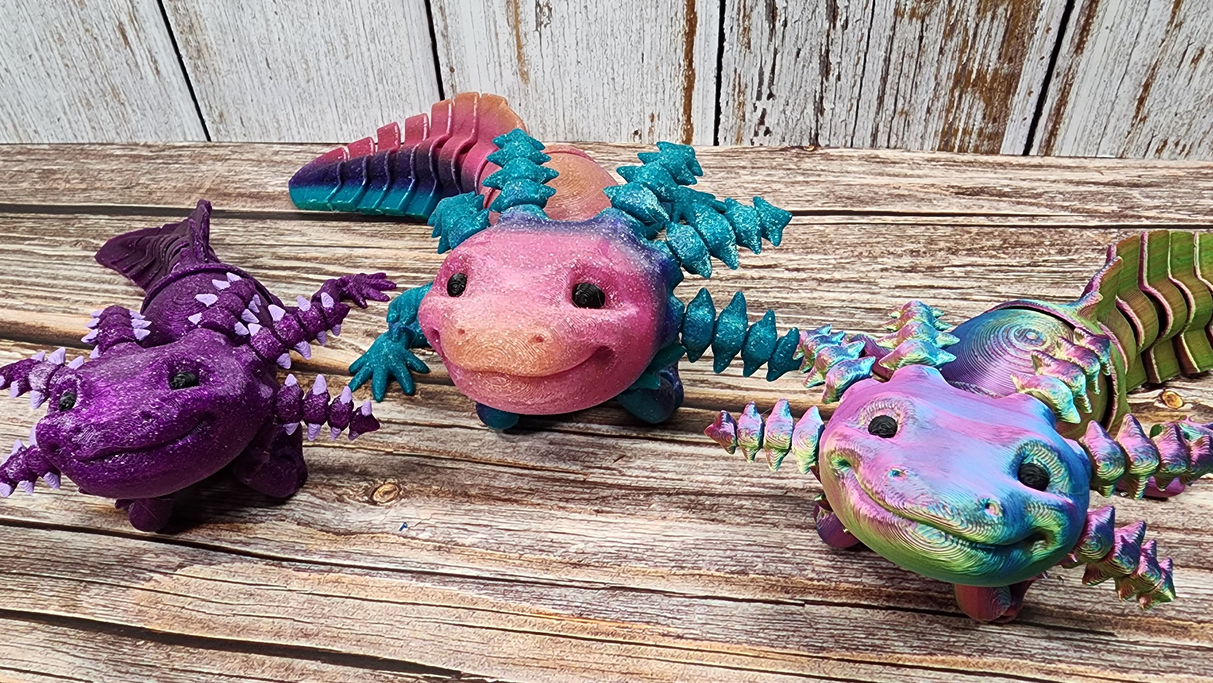 Axolotl v2 - 3D Printed Fidget