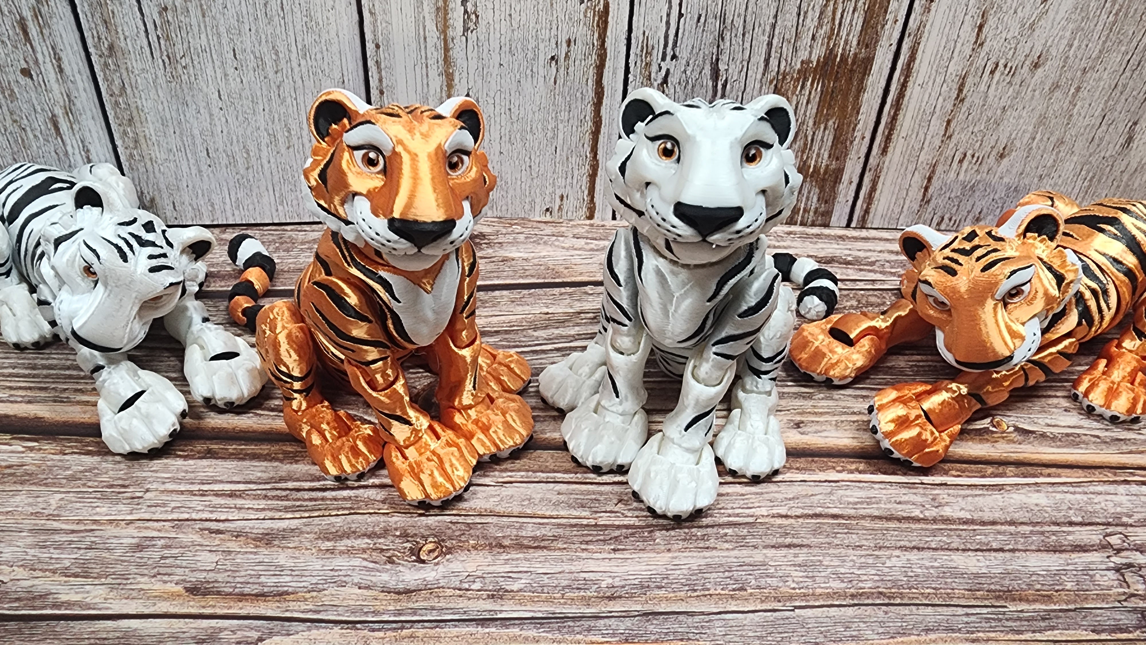 Bengal Tiger - 3D Printed Fidget