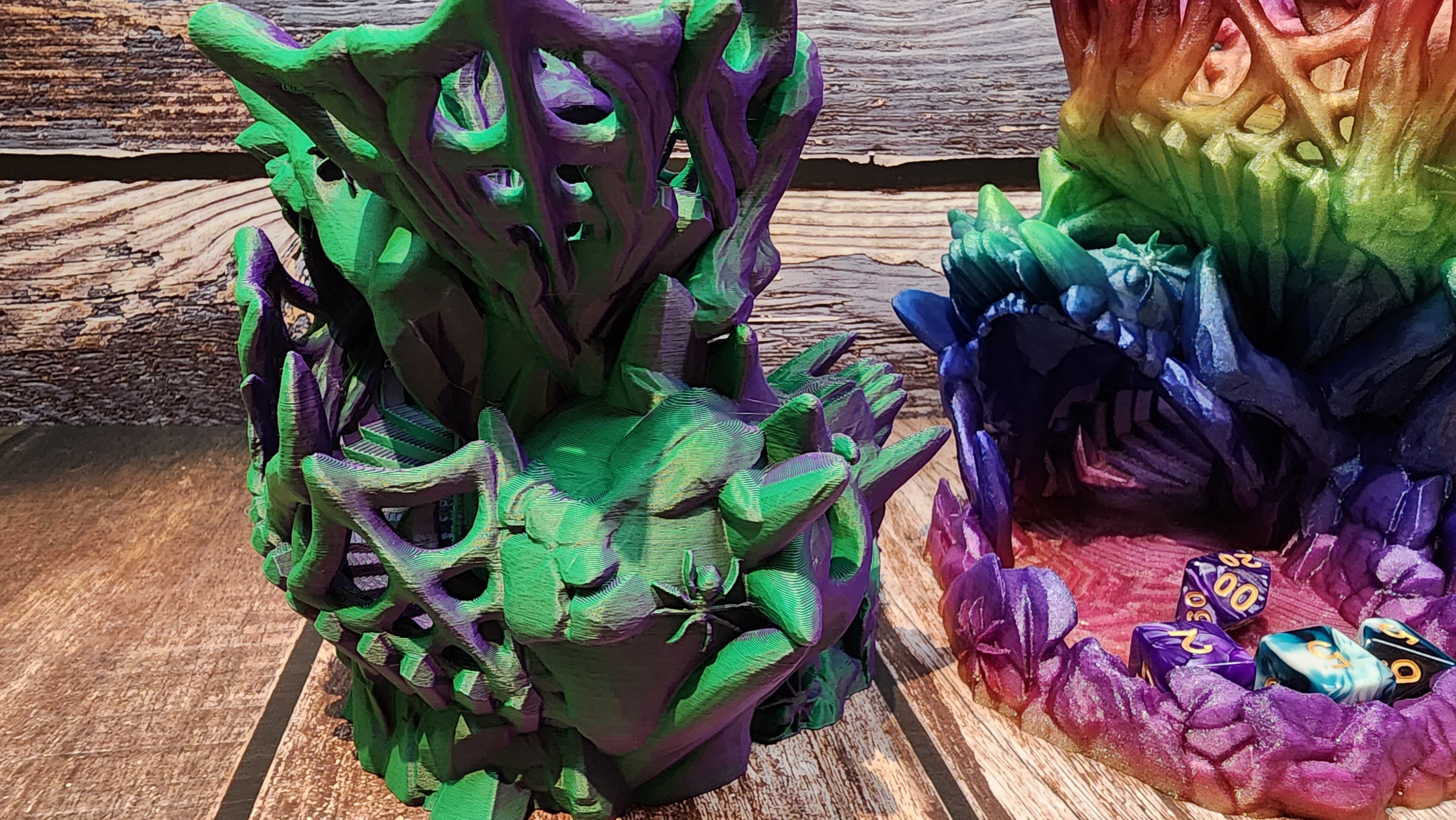 Nightmare Dice Tower - 3D Printed