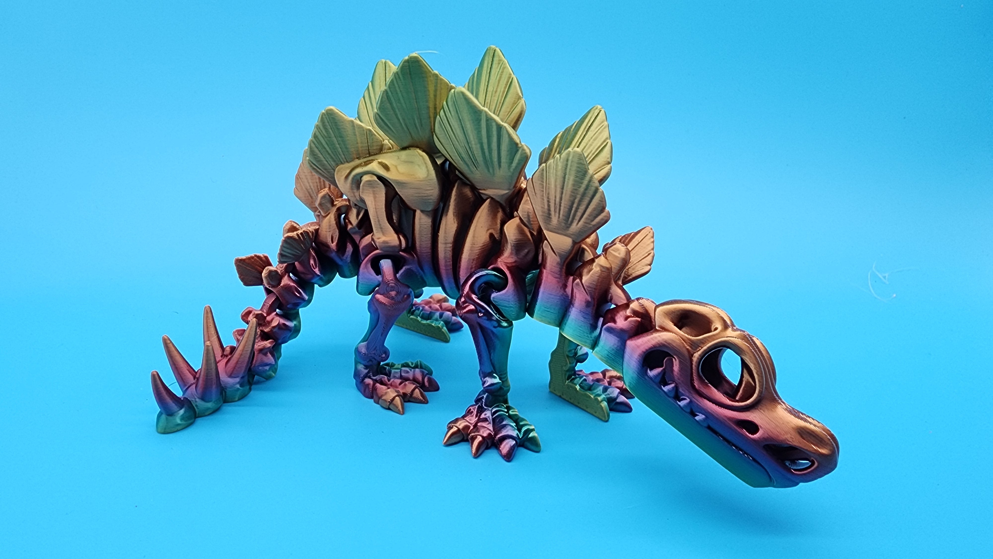 Skeleton Stegosaurus - Articulated 3D Print