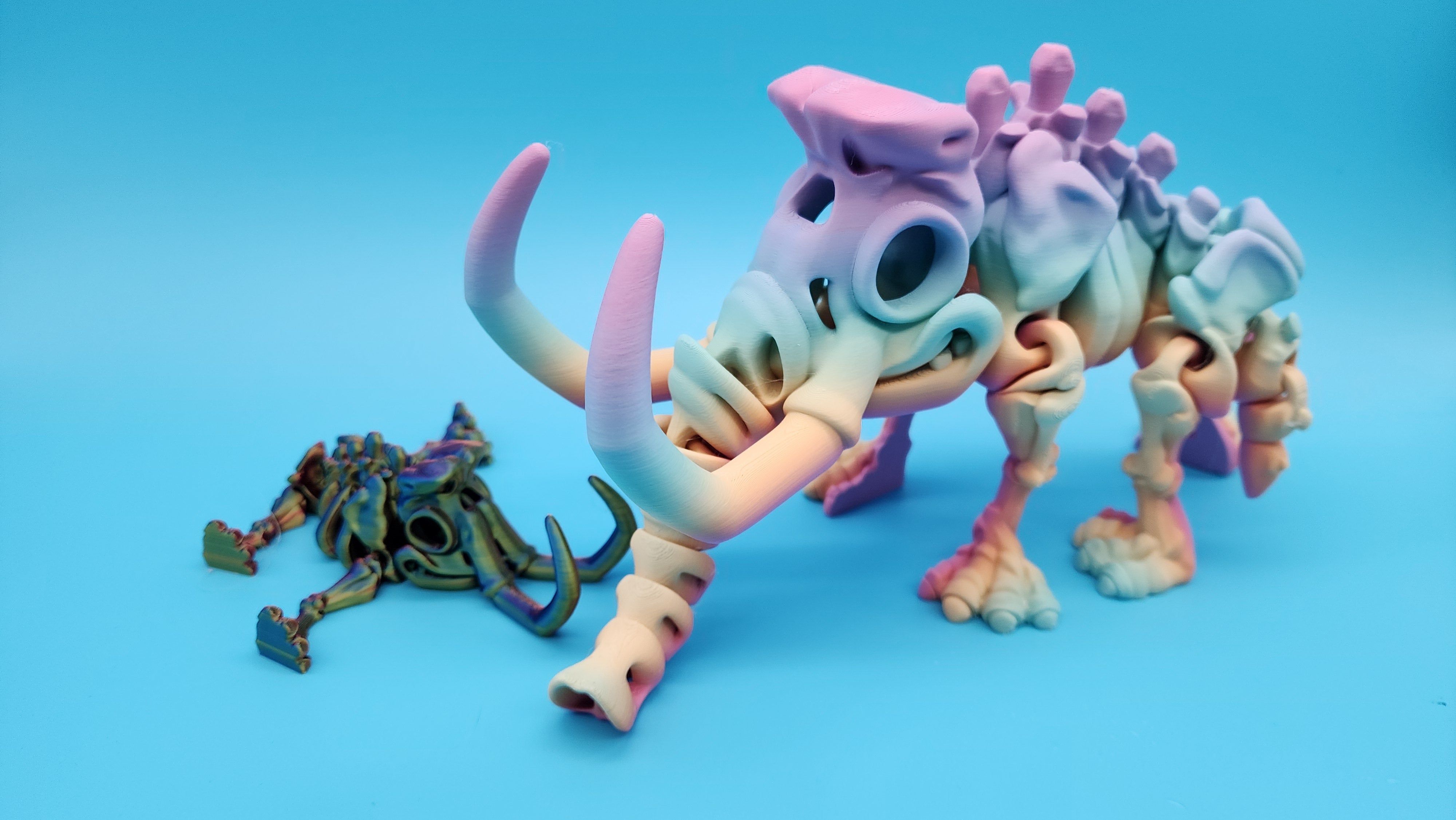 Skeleton Mammoth - Articulated 3D Printed