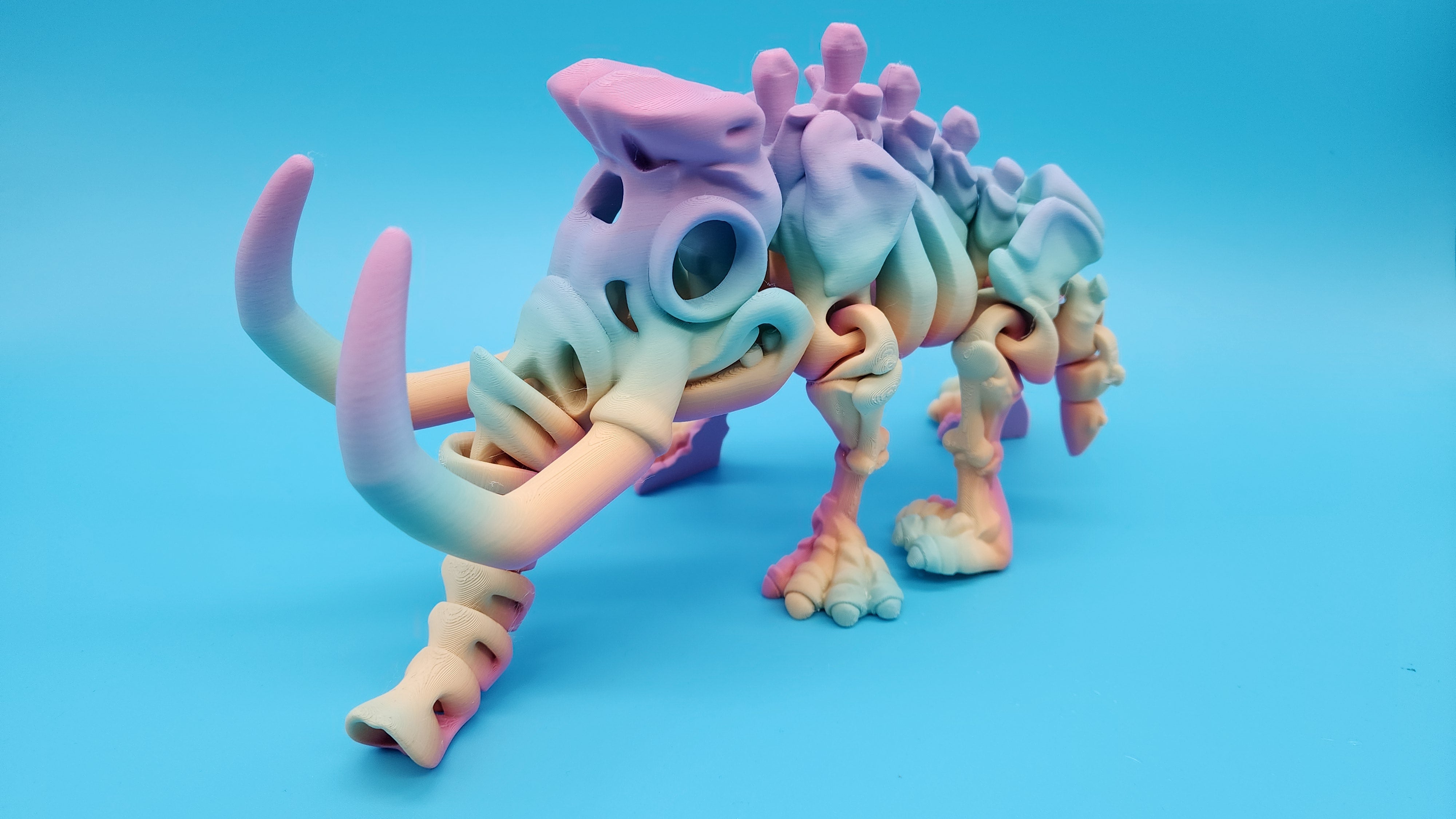 Skeleton Mammoth - Articulated 3D Printed