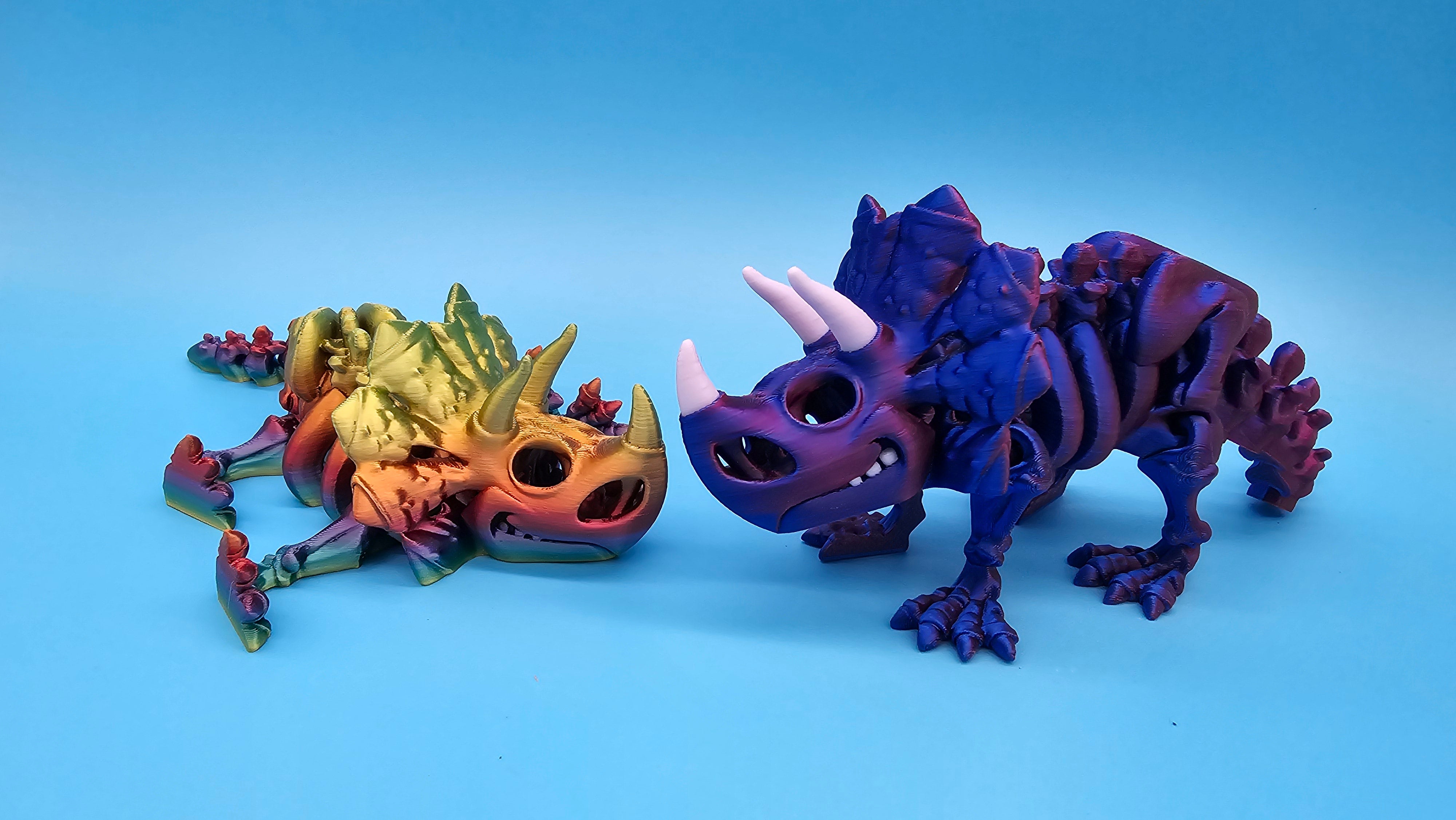 Skeleton Triceratops - 3D printed fidget